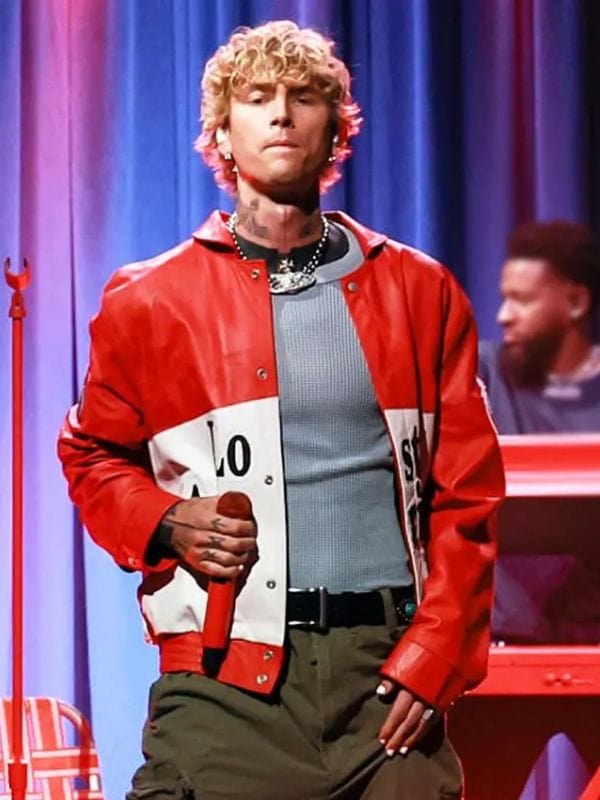 The Tonight Show MGK Leather Jacket