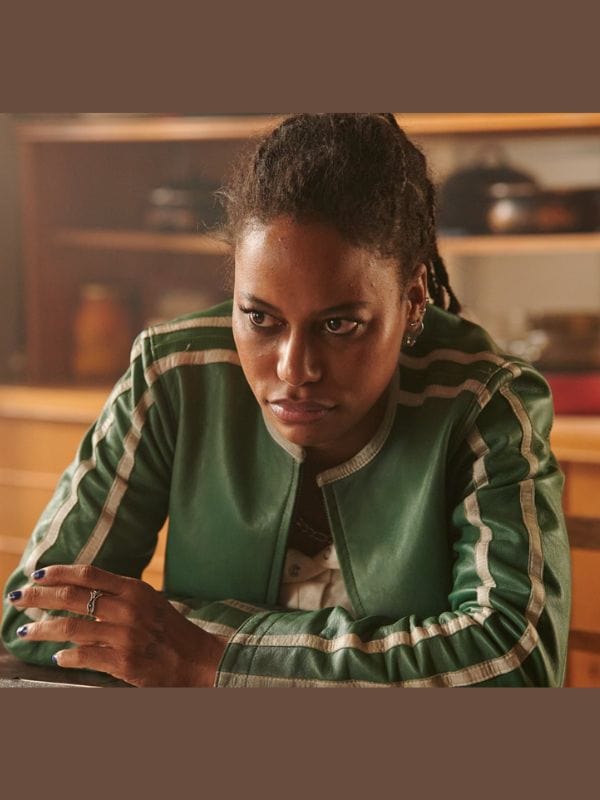 The Toxic Avenger Taylour Paige Green Leather Jacket