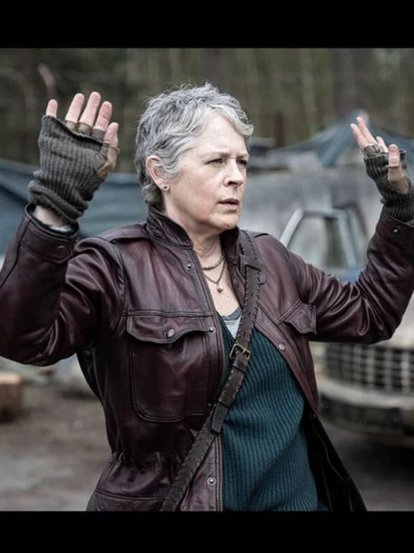 The Walking Dead Daryl Dixon S03 Melissa McBride Leather Jacket