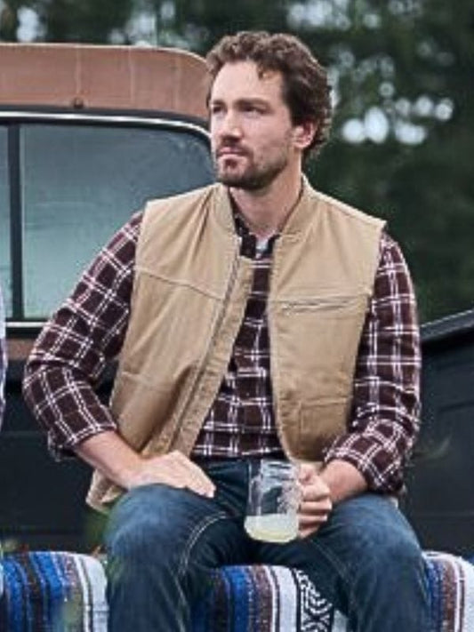 The Wish Swap 2025 Jake Foy Beige Vest