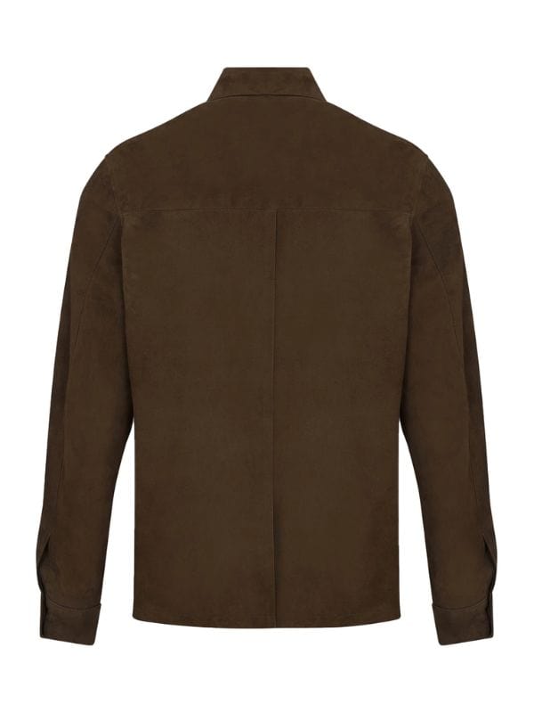 The Woman in Cabin 10 Guy Pearce Suede Jacket