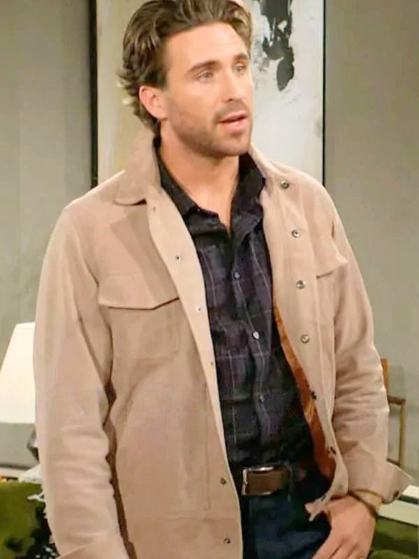 The Young and the Restless Conner Floyd Beige Jacket