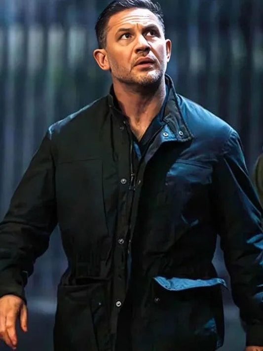 Tom Hardy MobLand 2025 Black Jacket