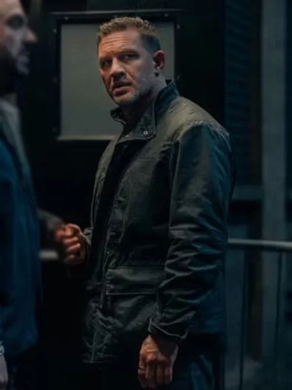 Tom Hardy MobLand 2025 Black Jacket
