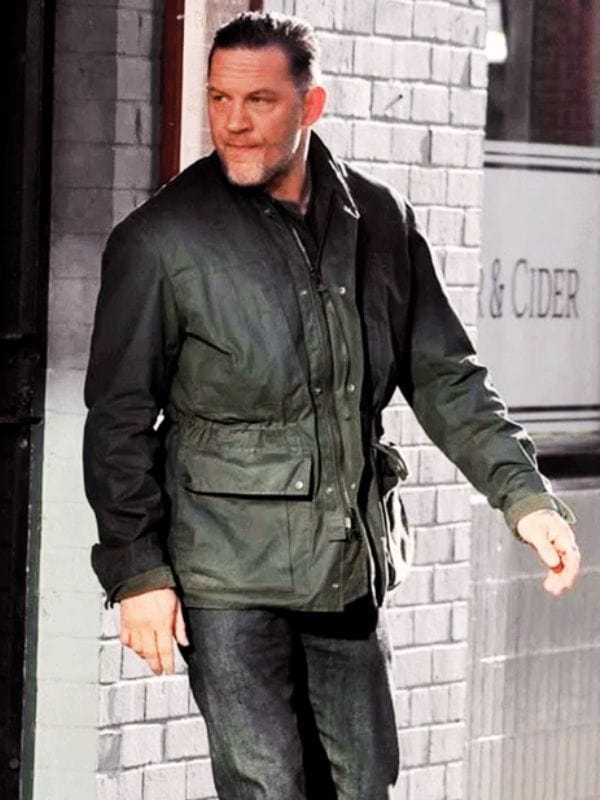 Tom Hardy MobLand 2025 Black Jacket