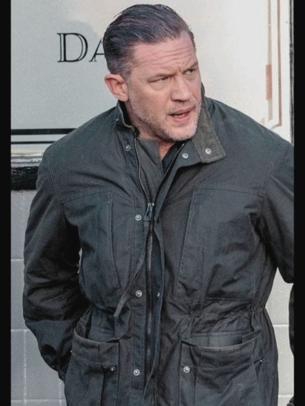 Tom Hardy MobLand 2025 Black Jacket