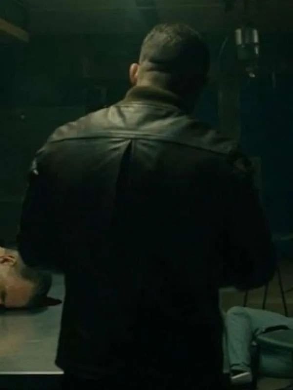 Tom Hardy MobLand Black Leather Jacket