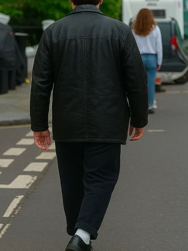 Too Much S01 Will Sharpe Black Leather Jacket