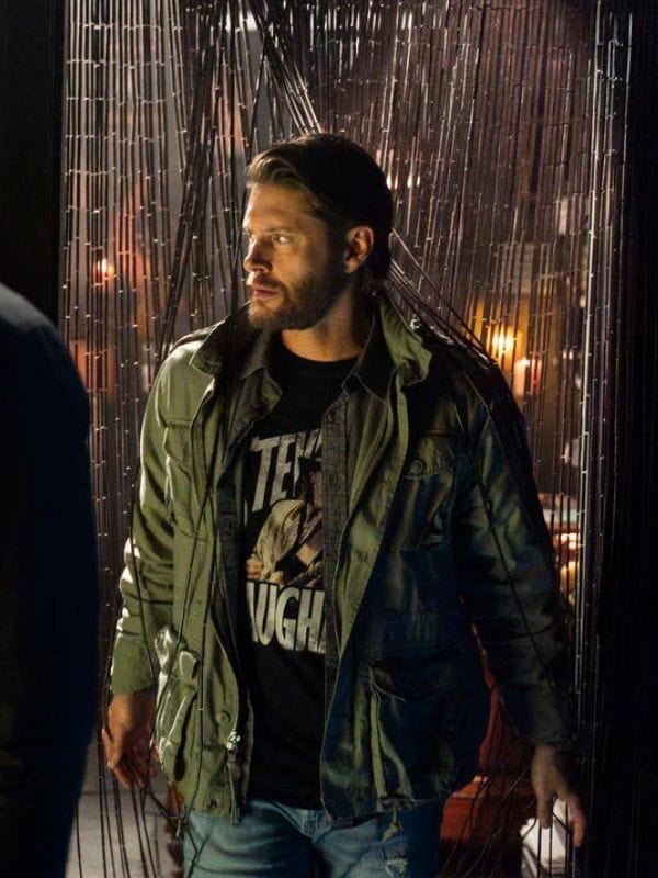 Russell Shaw Tracker S01 Jensen Ackles Green Jacket