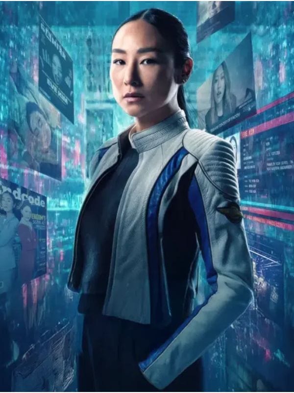 Tron Ares Greta Lee Leather Jacket