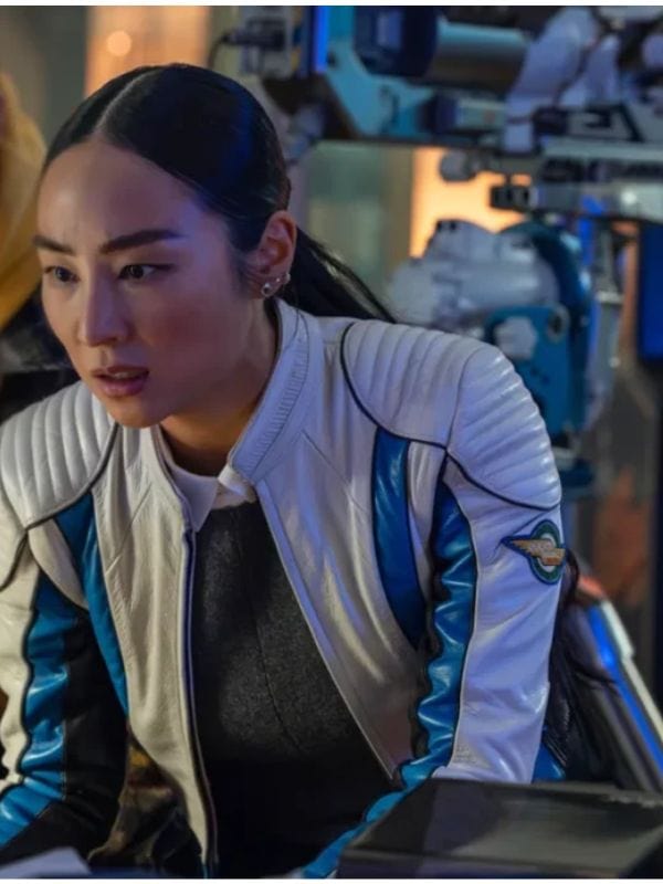 Tron Ares Greta Lee Leather Jacket