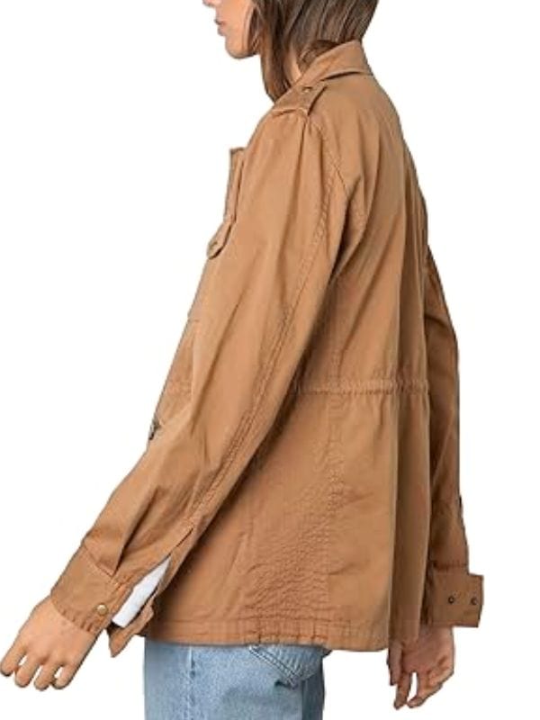 Untamed S01 Iris Quinn Utility Jacket Brown - Shop Now