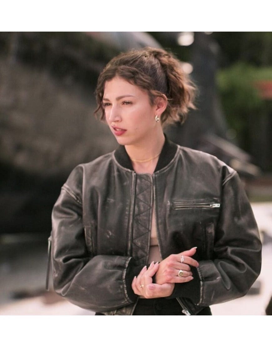 Úrsula Corberó Lift 2024 Leather Jacket