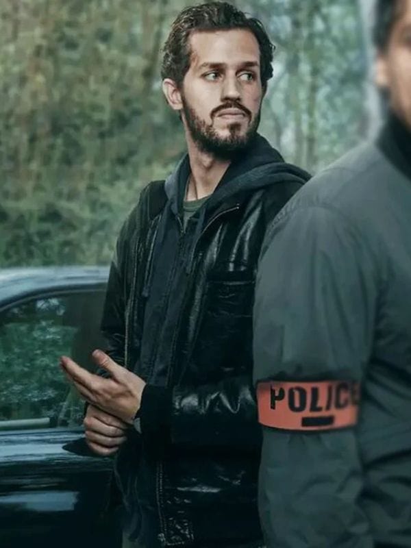 Victor Belmondo Squad 36 Black Leather Jacket