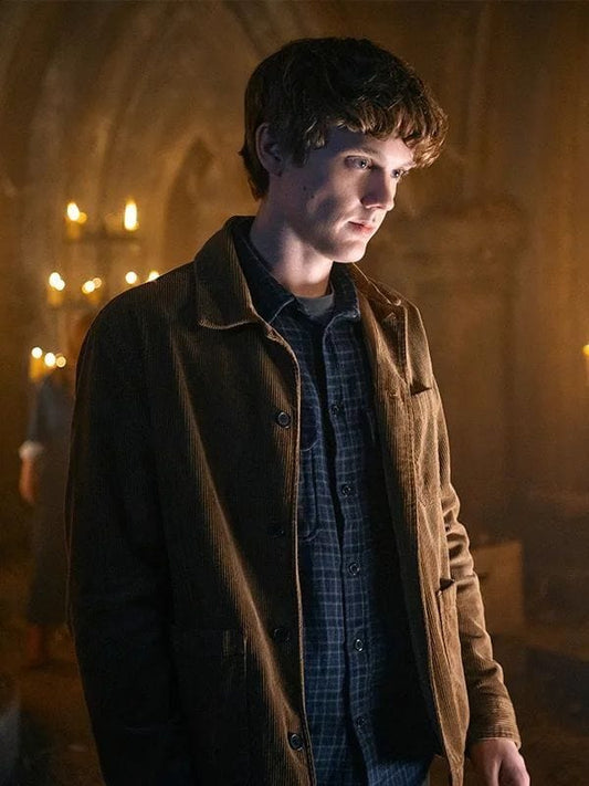 Wednesday Tyler Galpin Corduroy Jacket