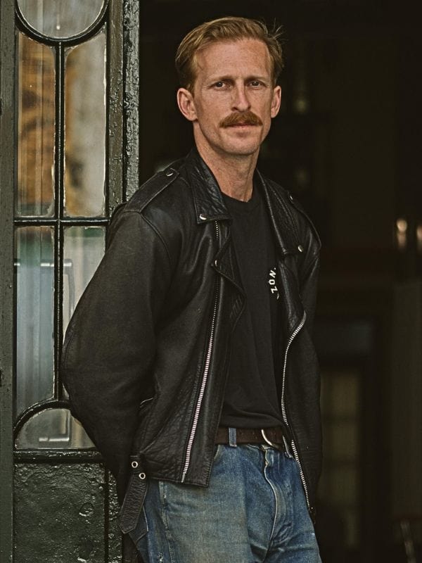 When No One Sees Us S01 Andrew Taylor Leather Jacket