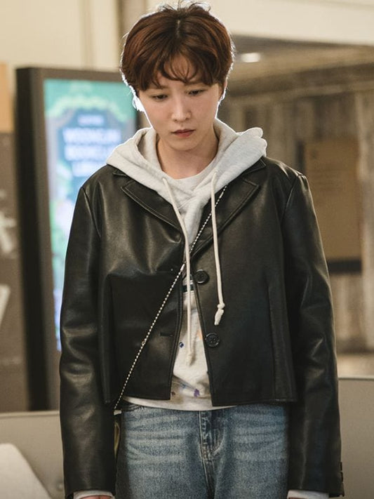 When the Stars Gossip Lee Cho-hee Leather Jacket