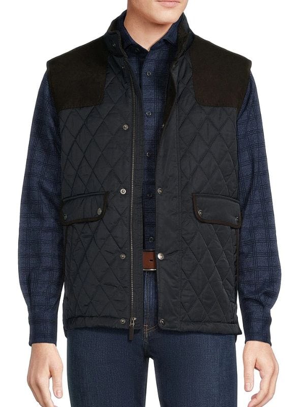 Will Trent S03 Alex Bernadotte Quilted Vest
