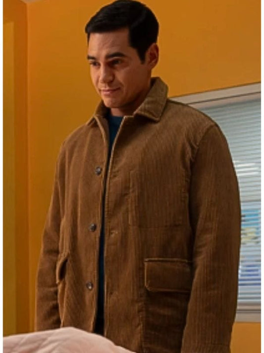 Will Trent S03 Ramon Rodriguez Corduroy Jacket Brown
