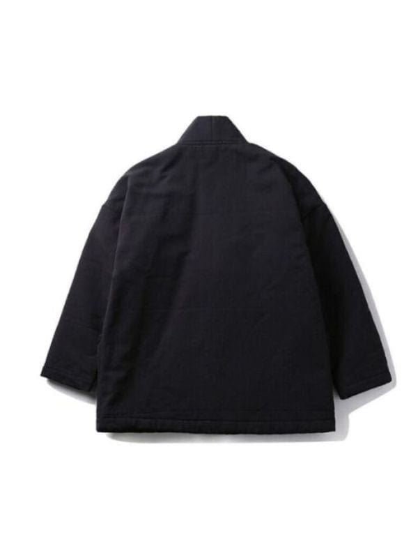 Women's Black Padded Oversized Cotton Jacket