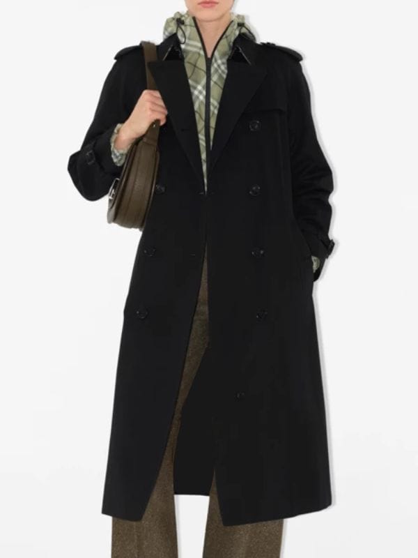 Zero Day S01 Alexandra Mullen Black Trench Coat