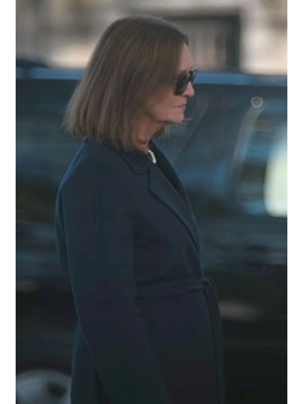 Zero Day S01 Sheila Mullen Black Trench Coat