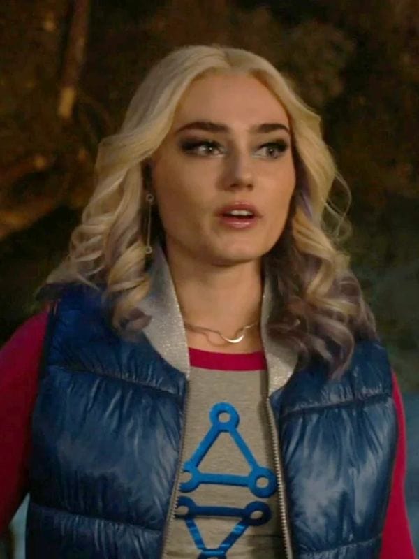 Zombies 4 Dawn of the Vampires Meg Donnelly Blue Vest