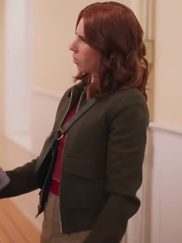 Zosia Mamet Laid S01 Green Jacket