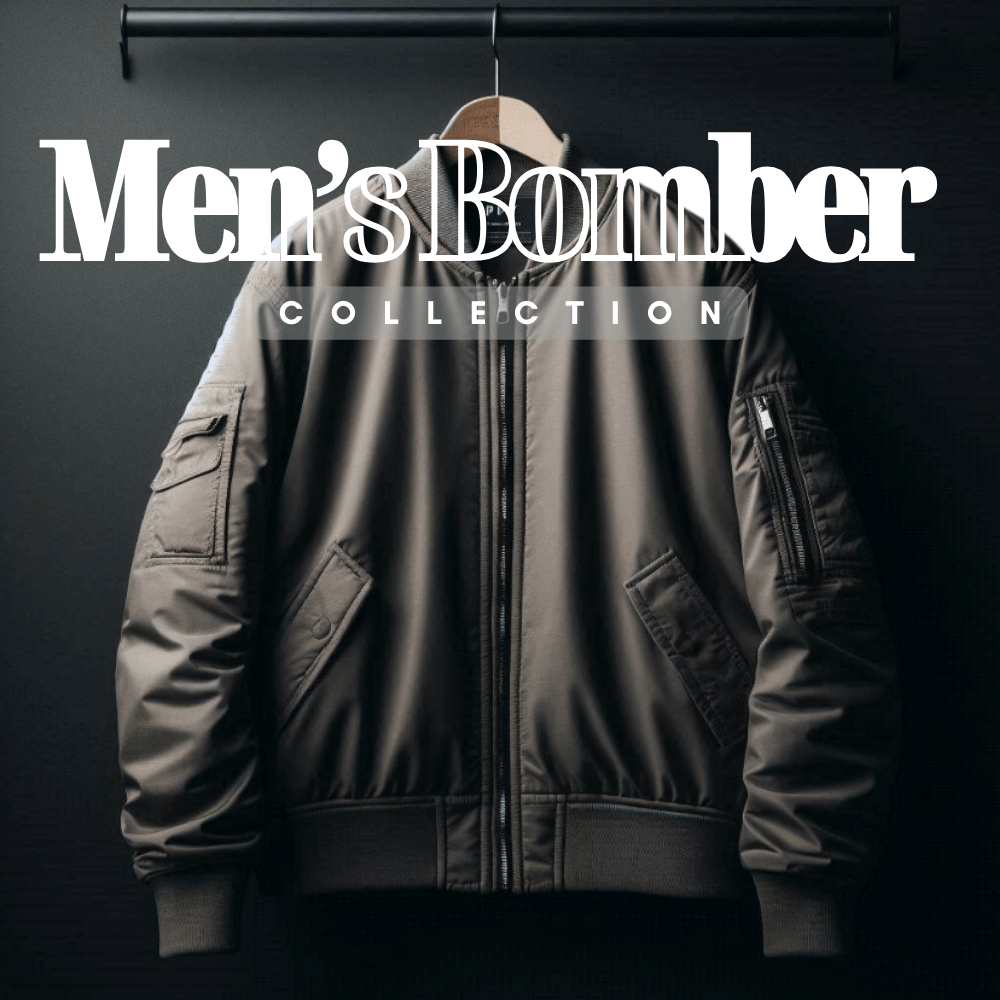 Mens Bomber Jackets - Winter Whirl
