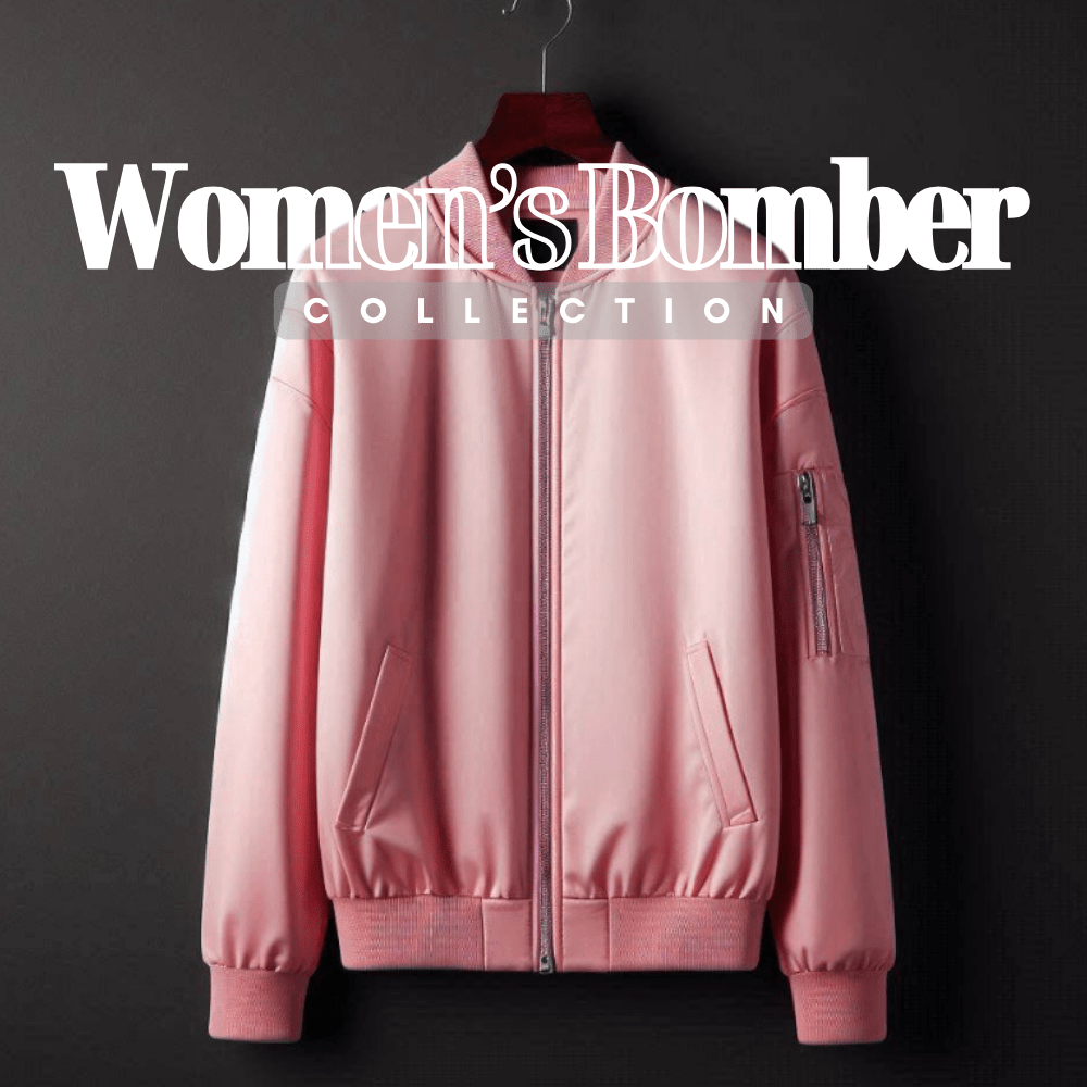 Womens Bomber Jackets - Winter Whirl