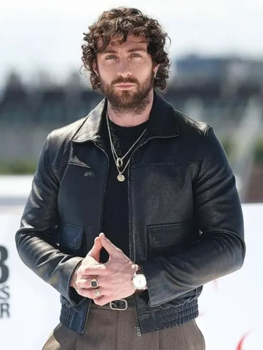 28 Years Later Aaron Taylor-Johnson Leather Jacket