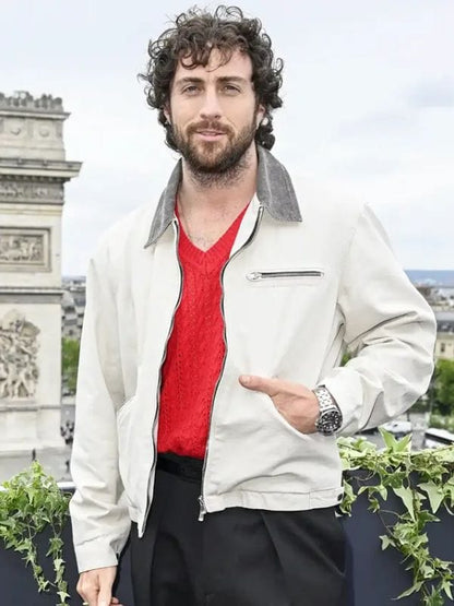 28 Years Later Aaron Taylor-Johnson White Jacket