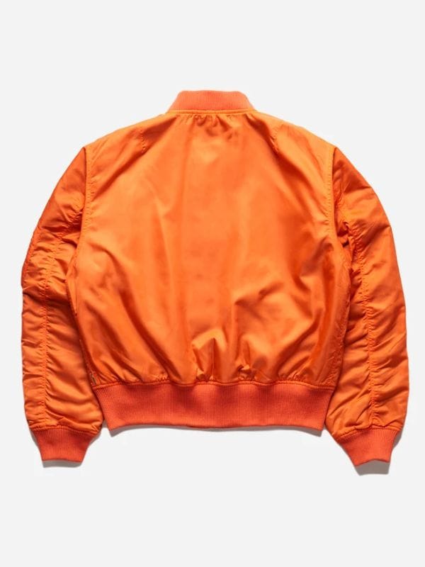 Maharishi 5096 Take Tora MA1 Flight Jacket Orange