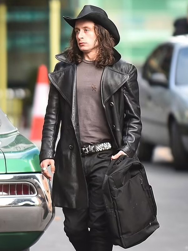 5lbs of Pressure 2024 Rory Culkin Leather Coat