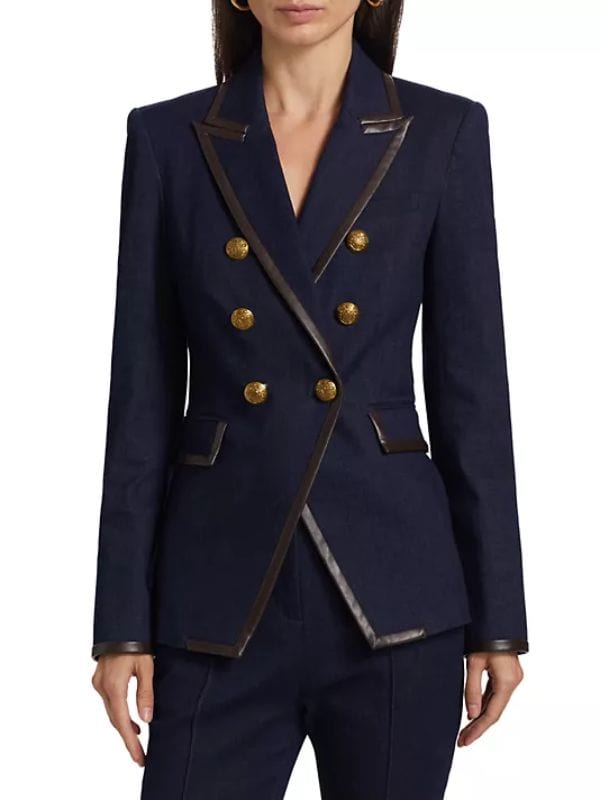 9-1-1 S08 Abigail Spencer Denim Blazer 9-1-1 S08 Abigail Spencer Denim Blazer Blue