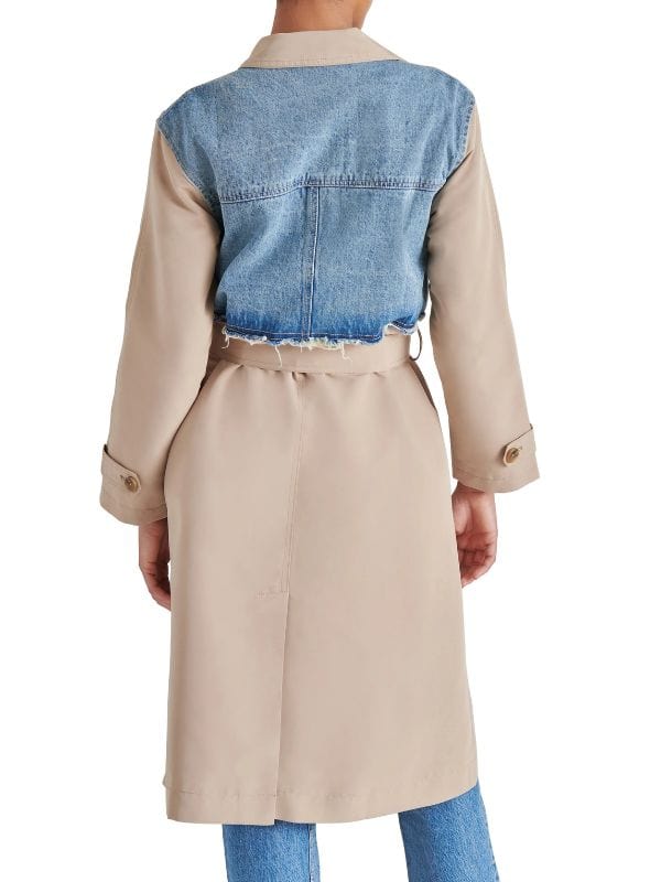 9-1-1 S08 Corinne Massiah Two Tone Trench Coat 9-1-1 S08 Corinne Massiah Two Tone Trench Coat