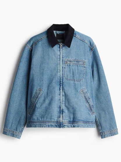 9-1-1 S08 Oliver Stark Denim Jacket Blue