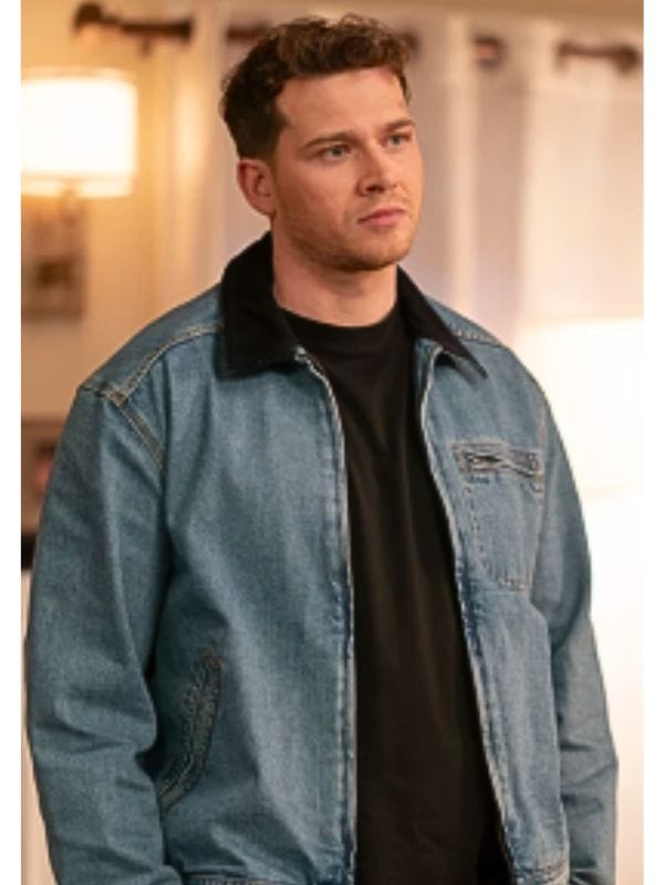 9-1-1 S08 Oliver Stark Denim Jacket Blue
