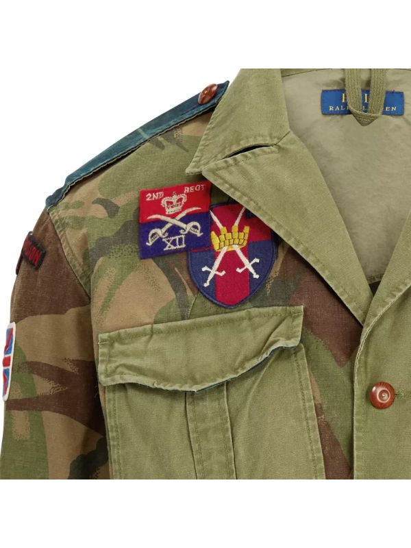 90 Day The Last Resort S02 Green Camo Patch Jacket