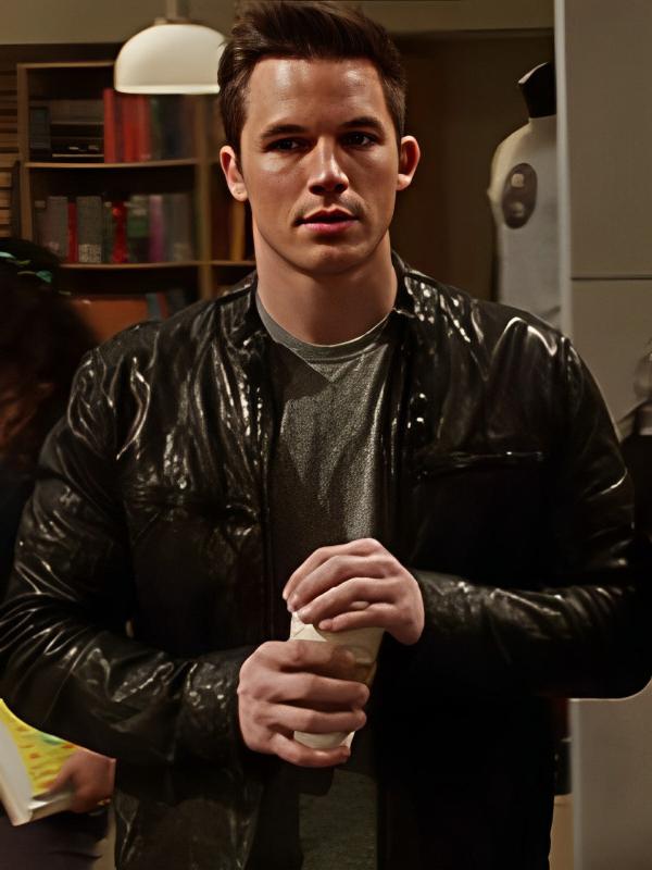 90210 Liam Court Leather Jacket