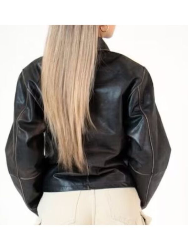 90's Oversized Vintage Distressed Bomber Jacket