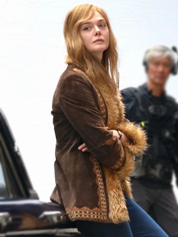 A Complete Unknown Sylvie Russo Brown Fur Suede Jacket