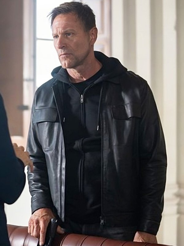 Aaron Eckhart Classified 2024 Black Jacket