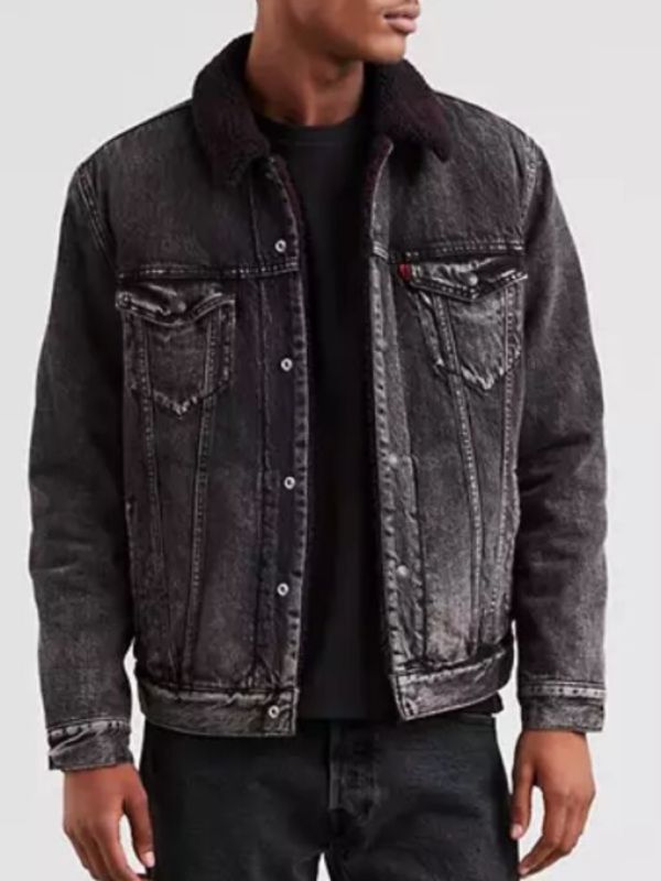 Adam Ruzek Black Denim Jacket