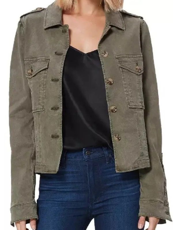 Addison Augustine Green Cotton Jacket