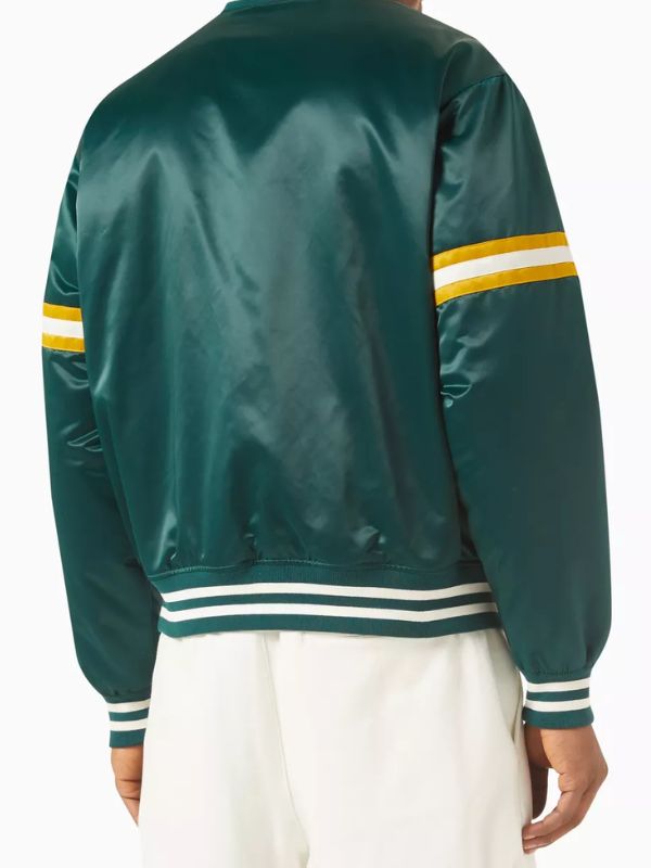 All American Homecoming Green Varsity Jacket