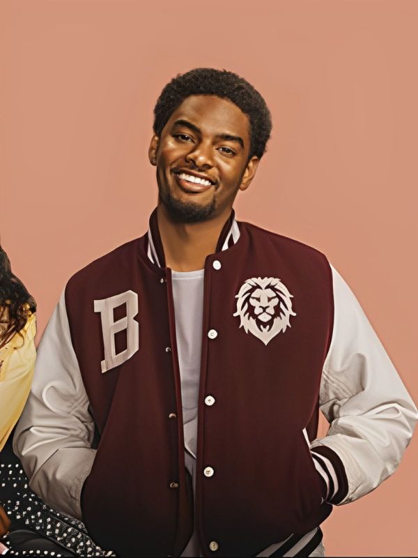 All American Homecoming JR Maroon and White Varsity Jacket