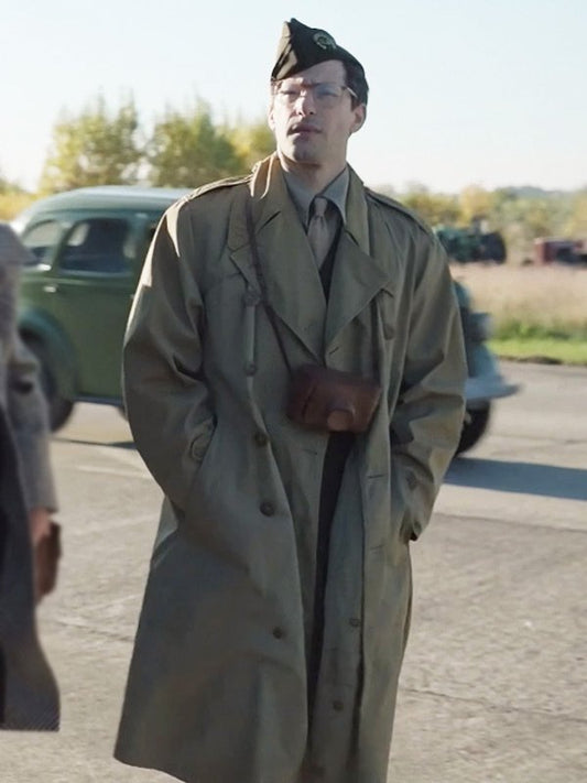 Andy Samberg Lee 2024 Brown Coat