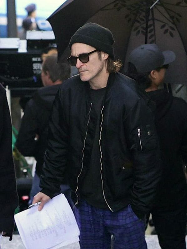 Arthur Fleck Joker Folie à Deux Black Bomber Jacket