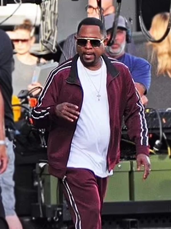 Bad Boys Ride or Die 2024 Maroon Track Jacket